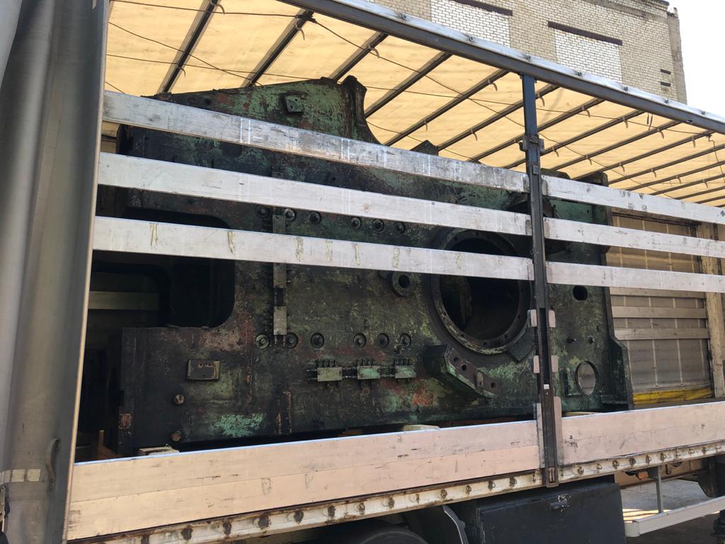 Successfully dismantled and delivered a unique hot forging press K8542 with a capacity of 1600 tons